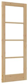 Belső Ajtó Üveggel ORKDAL Barna 73.5 x 198.5 cm