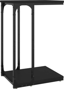 vidaXL fekete színű szerelt fa kisasztal 40 x 30 x 60 cm