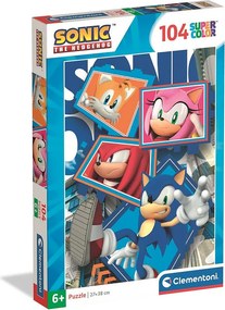 Sonic a sündisznó Action 104 db-os puzzle Clementoni