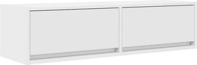 vidaXL TV szekrény fiókkal Fehér 100 x 31 x 25,5 cm Faanyag