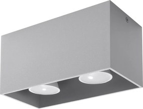 SOLLUX SL-0382 QUAD Kocka Mennyezeti Lámpa Szürke GU10 IP20