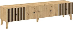 BERLIN TV-szekrény, 180 cm, 2 ajtós | Artisan Tölgy