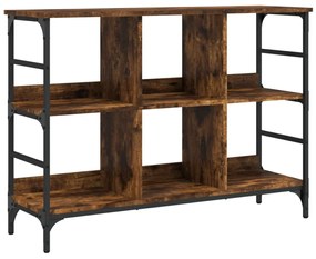 füstös tölgy színű szerelt fa tálalószekrény 102 x 32 x 73,5 cm