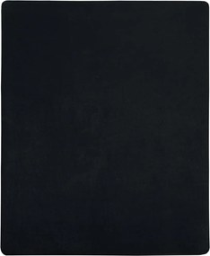 vidaXL 2 db fekete pamutdzsörzé gumis lepedő 140 x 200 cm
