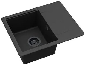 Mosogató SAT fekete SATSINKSQE102B