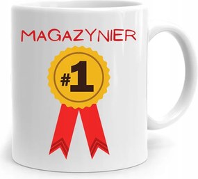 Ajándék Bögre Raktárosnak 1-ES Számú Raktáros, fényképes nyomattal