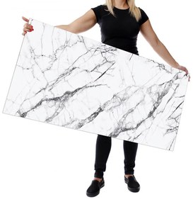 Wallplex falburkoló konyhapanel Fehér márvány (Méret: Nagy 60x240)