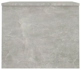 betonszürke szerelt fa dohányzóasztal 80 x 50,5 x 41,5 cm