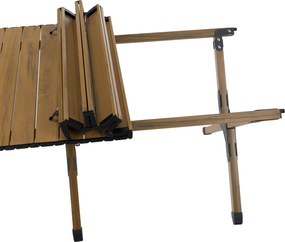 Kempingasztal, barna, ARTUR