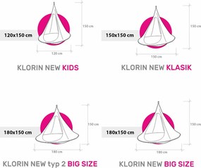 Lógó hintaszék, világosszürke, KLORIN NEW KIDS