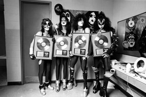 Fotográfia Peter Criss, Ace Frehley, Paul Stanley, Gene Simmons - KISS, Fin Costello