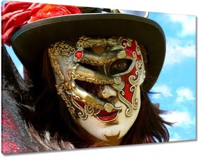 Vászonkép 100x70 Maszk farsangra