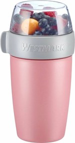 Westmark kétrészes uszonnás doboz, 700 ml, rózsaszín, S