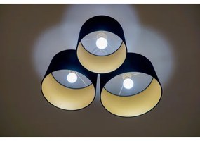 Duolla - Mennyezeti lámpa ROLLER TRIO 3xE27/60W/230V kék