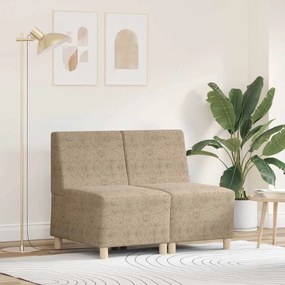 Fotel 2 pcs Világosszürke 55 x 74 x 82 cm Műbőr velúr