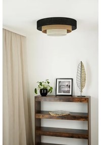 Brilagi - ASPEN LUNETA LED mennyezeti lámpa 12W, 230V, 60 cm, fekete/beige/krem