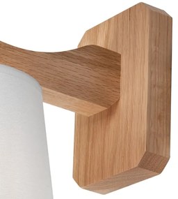 Fali lámpa ANDREA 1xE27/60W/230V tölgy/fehér