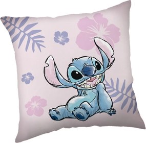 Disney Lilo és Stitch, A csillagkutya Pink párnahuzat 40x40 cm Velúr
