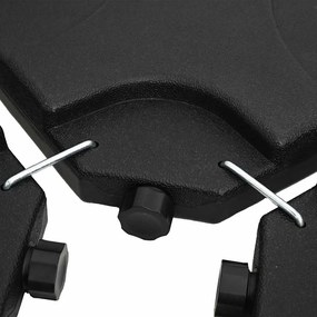 Hordozható homokkal/vízzel tölthető napernyőtalp 60 L