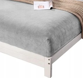 Gumis lepedő "mackó" 180x200+28 világosszürke