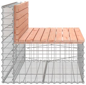 tömör duglászfenyő gabion kerti pad 103x70x65 cm