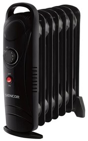 Sencor - 7 bordás olajradiátor 700W/230V fekete