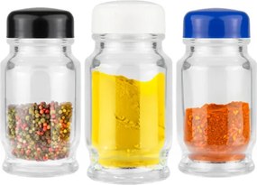 50x Fűszertartó tégelyek 50ml Légmentesen záródó tégely 50 ml-es szett