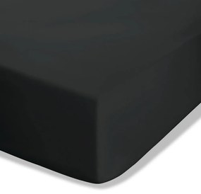Fekete gumis perkál lepedő 90x190 cm Easy Iron Percale – Catherine Lansfield
