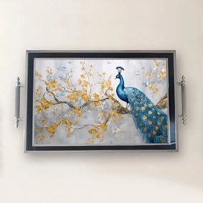 Üveg tálca, 38×24 cm – TPG9925