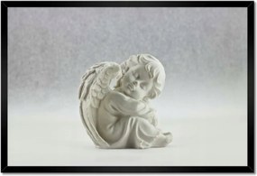 Poszter keretben 60x40 Alvó angyalka