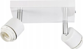 Alap Mennyezeti Lámpa Plafon Állítható Loft Fém 2X E27 Lámpabúra