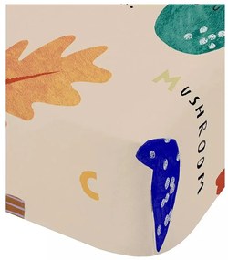 Gumis gyerek lepedő babaágyhoz 70x140 cm Woodland Alphabet – RHS