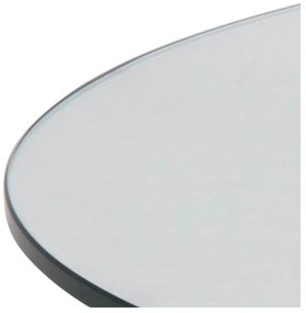 Kerek ezüstszínű dohányzóasztal ø 82 cm Heaven - Actona