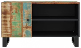 tömör újrahasznosított és szerelt fa TV-szekrény 80x33x46 cm