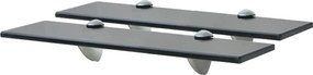 vidaXL 2 db lebegő üvegpolc 40 x 10 cm 8 mm
