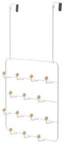 Fehér-natúr színű fém ajtófogas 36 cm Estique – Umbra
