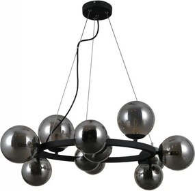 ITALUX PND-30223-11 MONTORA Modern Függesztett Lámpa Fekete, Füstös G9 IP20