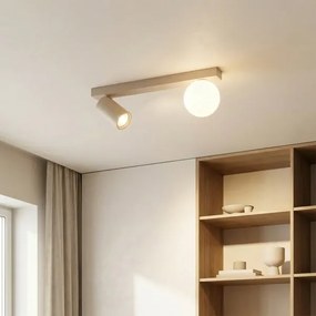 Brilagi - SELE BALL irányítható spotlámpa 1xGU10/30W/230V + 1xG9/10W bézs