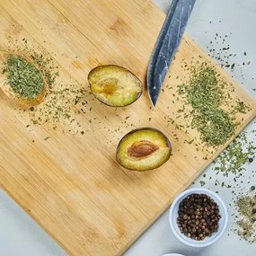 Bambusz vágódeszkák Ruhhy állvánnyal - 4 db