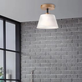 Brilagi - LED  Felületre szerelhető csillár  ANTHONY 1xE14/60W/230V tölgy/fehér