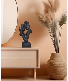 Asztali dísz 29x9x17 cm gyanta/fekete