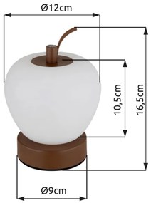 Globo 21011 - LED Dimmelhető asztali lámpa EVALINA LED/2W/3,7V