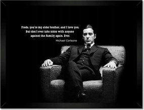 Poszterek keretben 40x30 Idézetek a Keresztapáról