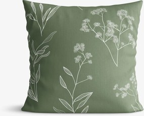 Goldea pamut párnahuzat - gyógynövény levelek 40 x 40 cm