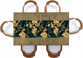 Foltálló Futófelület 40X140 Zöld Levelek Mintás