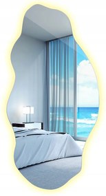 Klasszikus Nagy Led Fürdőszobai Tükör Organikus Függő Folyosó Előszoba