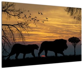 Safari képe (90x60 cm)