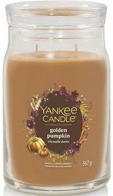 Yankee Candle Signature Golden Pumpkinillatgyertya, nagy, 567 g, L