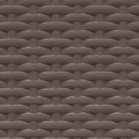 2 db barna polipropilén növénytartó 30 x 30 x 37 cm