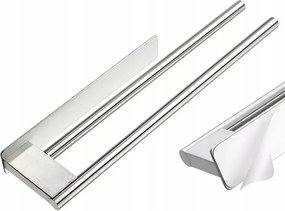 Fali Akasztó Törölközőtartó Fúrás Nélkül, Dupla Kétkaros